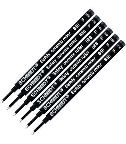 Amazon | Schmidt 888 ブラック ファイン ローラーボール 水性